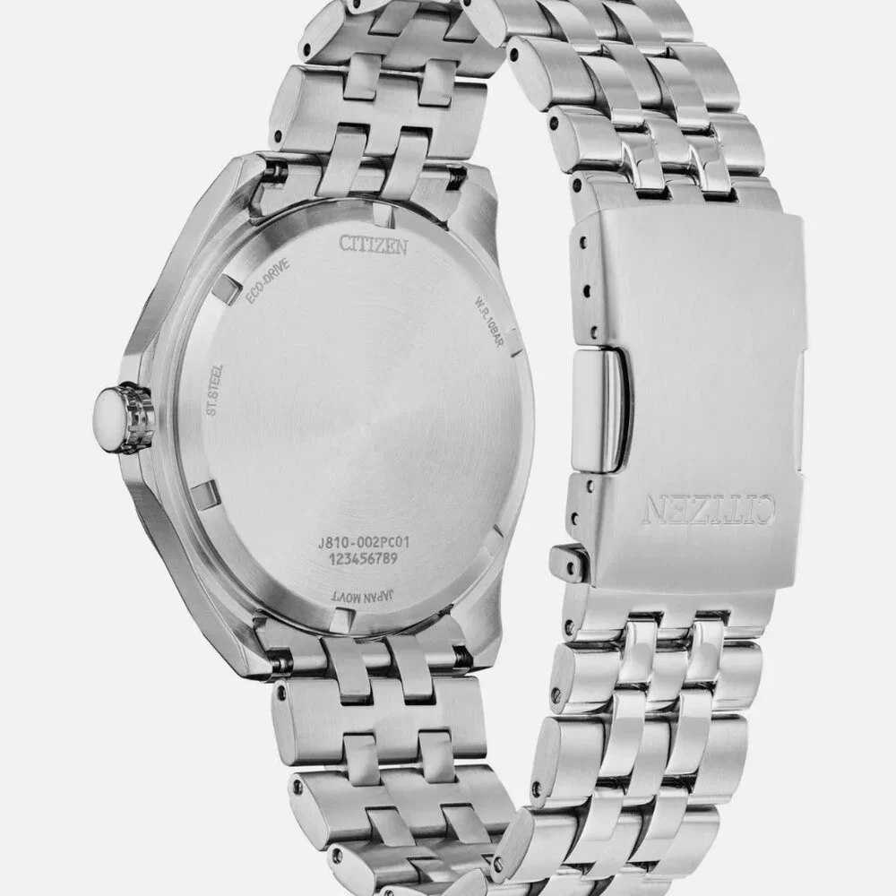 Silver Citizen Men's Blue Dial 42mm Watch